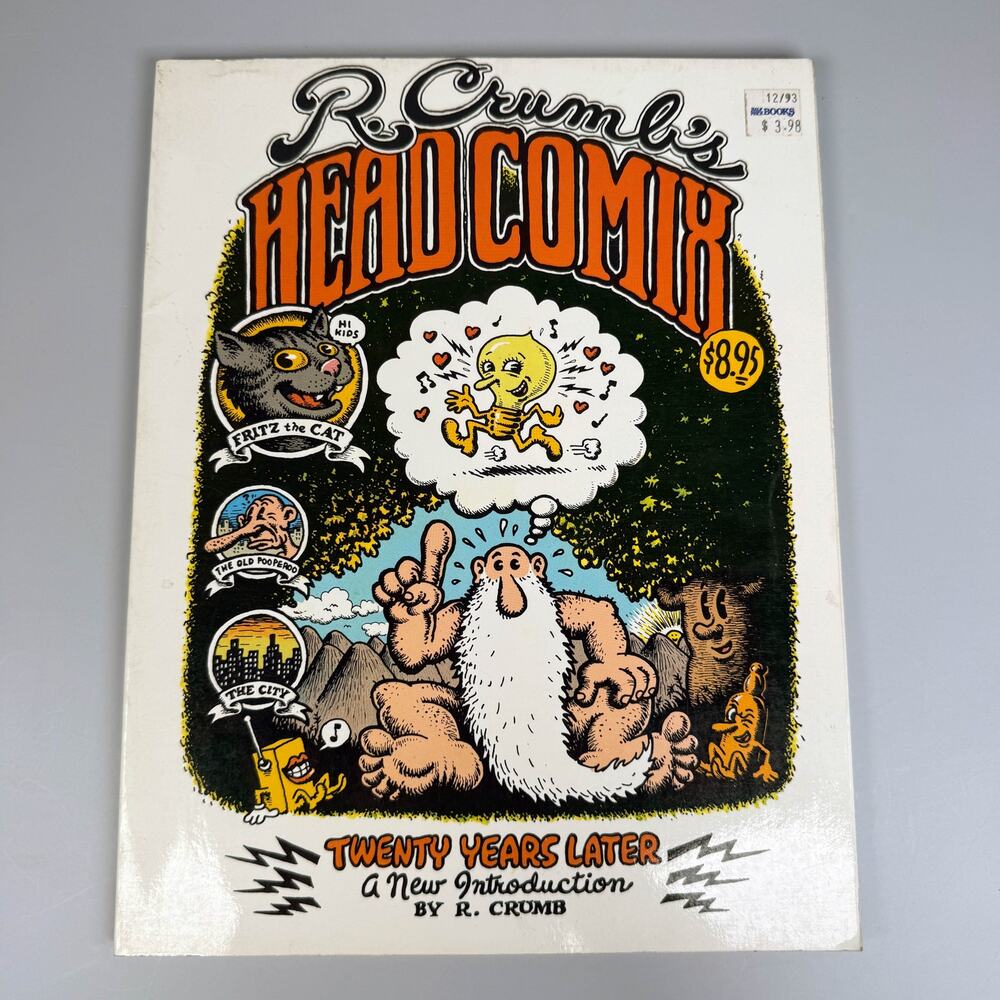 R. Crumb's Head Comix Twenty Years Later 1988 First Fireside Edition TPB Book